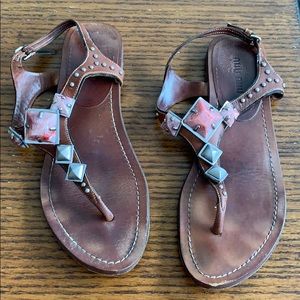 Miu Miu Studded Sandals